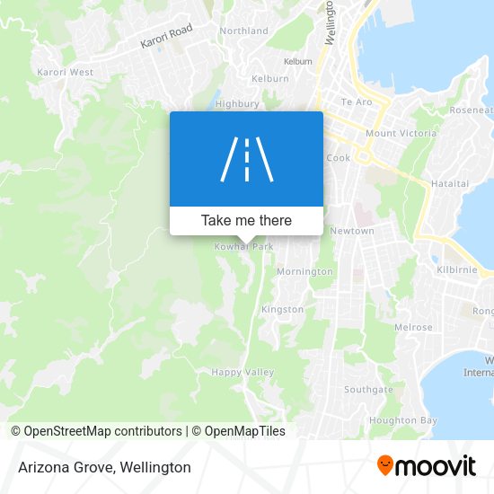 Arizona Grove map