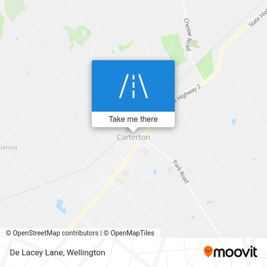 De Lacey Lane map