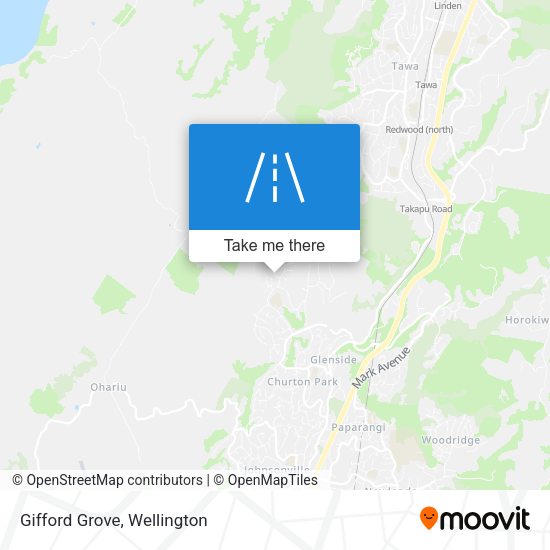 Gifford Grove map