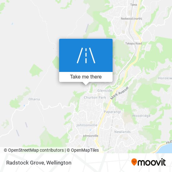 Radstock Grove map