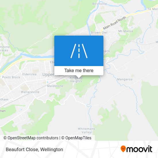 Beaufort Close map
