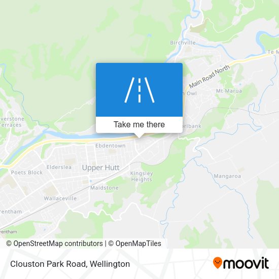 Clouston Park Road map