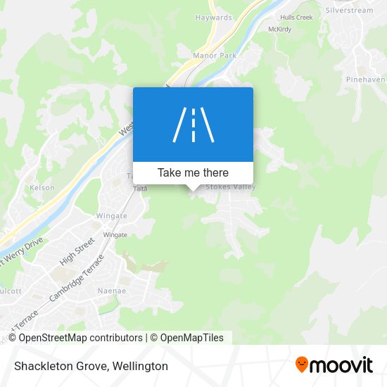 Shackleton Grove map