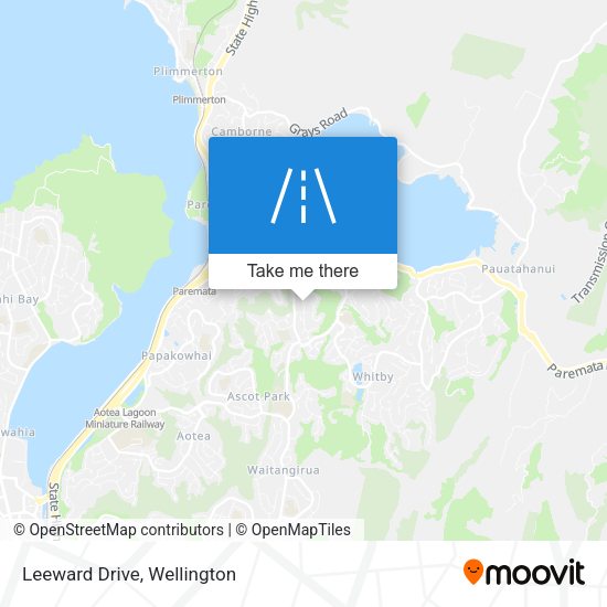 Leeward Drive map