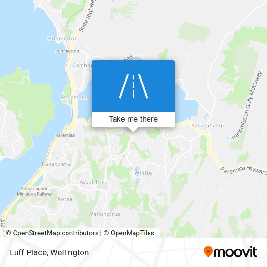 Luff Place map