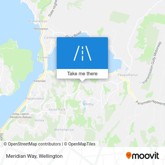 Meridian Way map