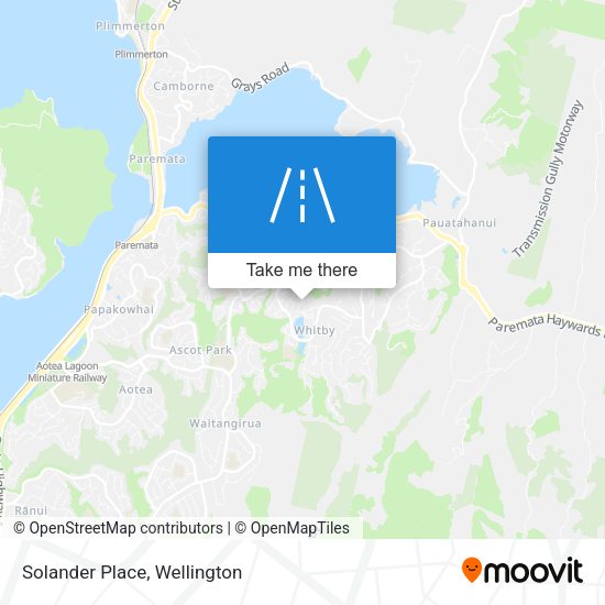 Solander Place map