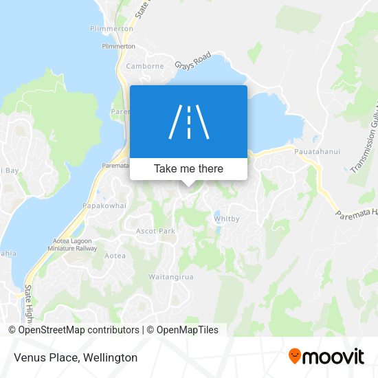 Venus Place map