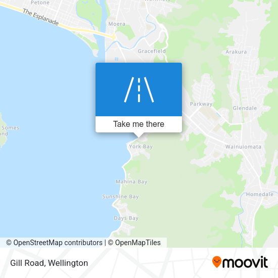 Gill Road map
