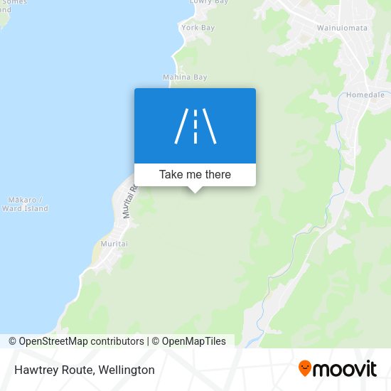 Hawtrey Route map