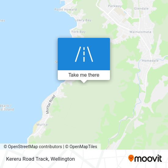 Kereru Road Track map