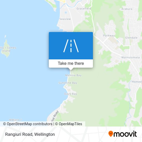 Rangiuri Road map