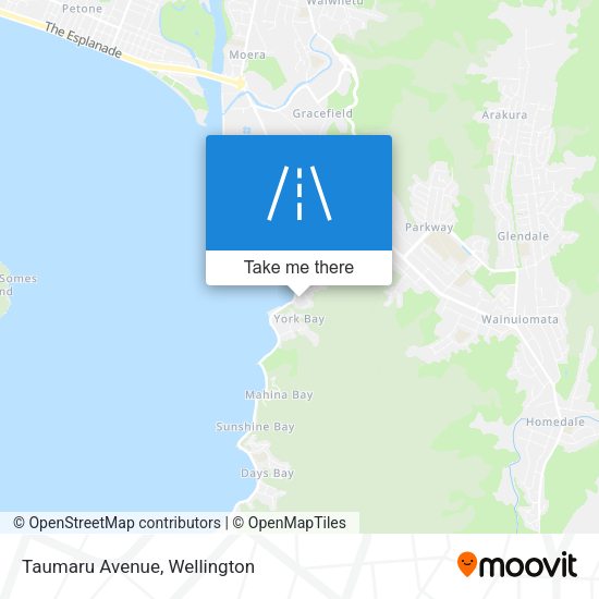 Taumaru Avenue map