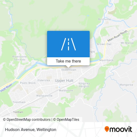 Hudson Avenue map