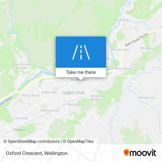 Oxford Crescent map