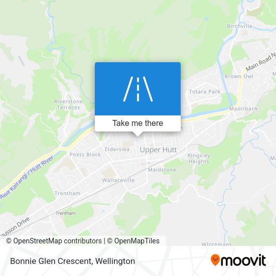 Bonnie Glen Crescent map