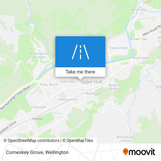 Comeskey Grove map