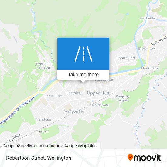 Robertson Street map