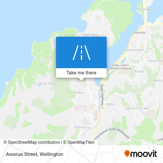 Awarua Street map