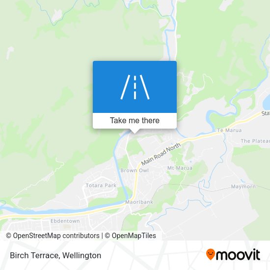 Birch Terrace map