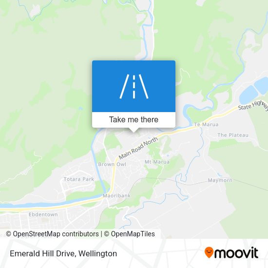 Emerald Hill Drive map