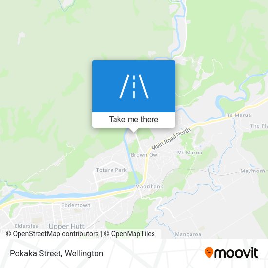 Pokaka Street map