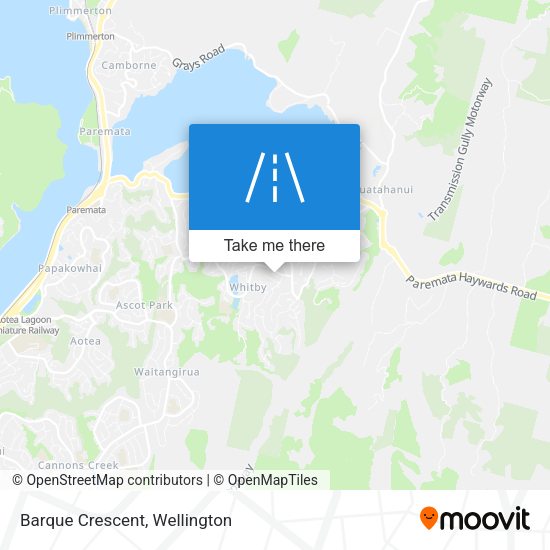 Barque Crescent map