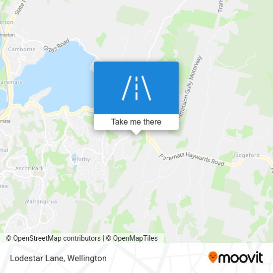 Lodestar Lane map