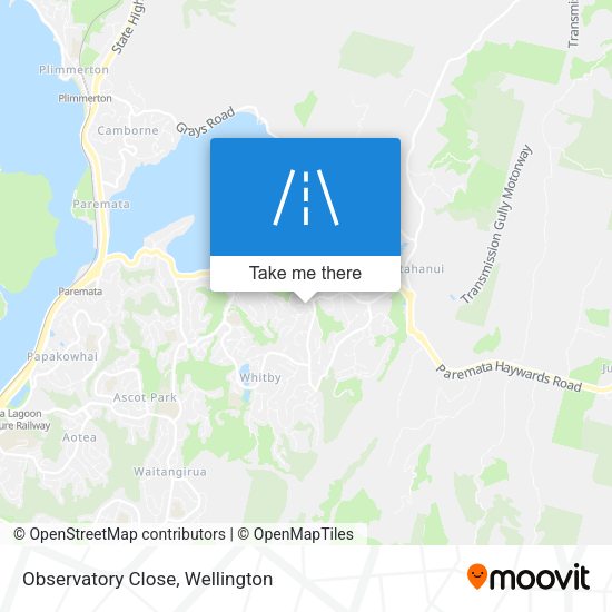 Observatory Close map