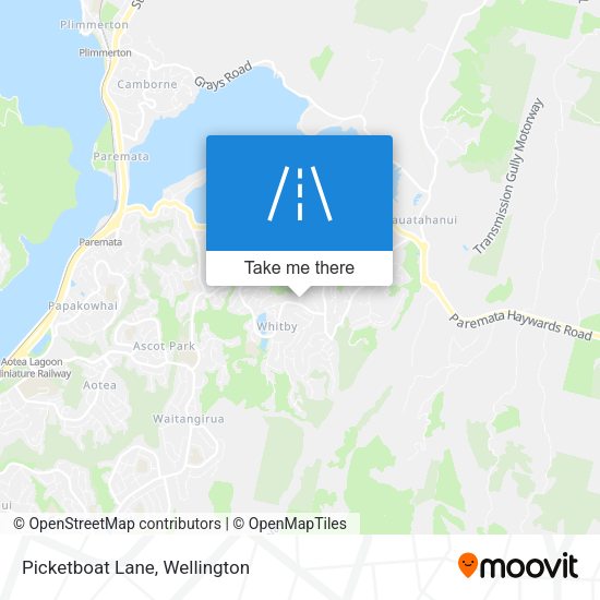 Picketboat Lane map
