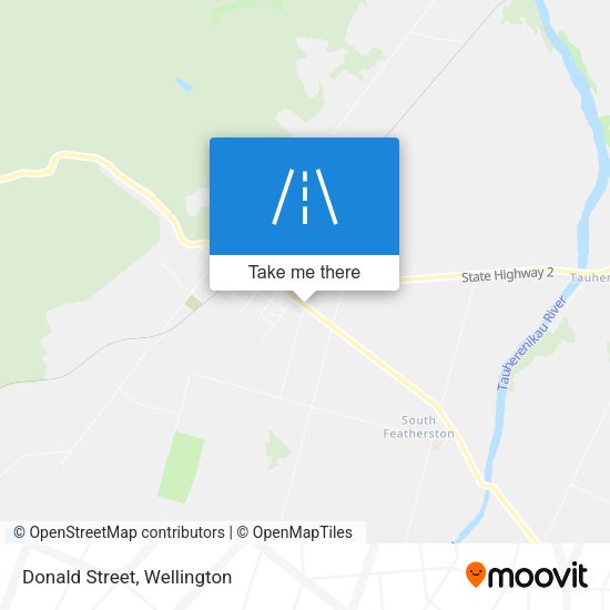 Donald Street map