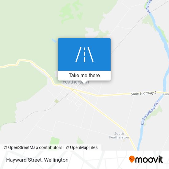 Hayward Street map