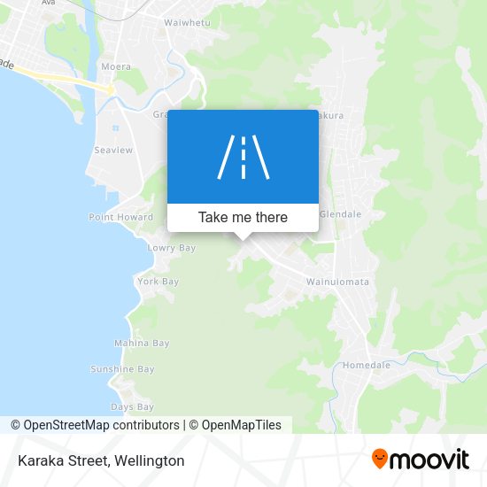 Karaka Street map