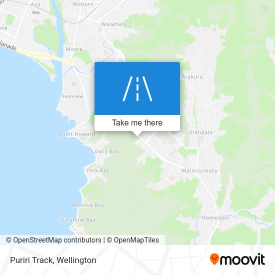 Puriri Track map
