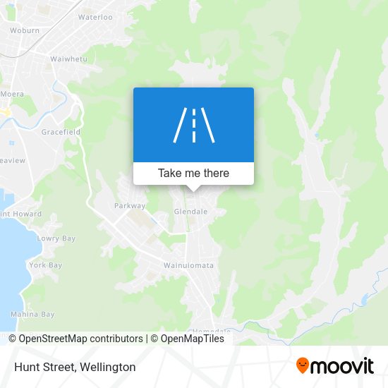 Hunt Street map