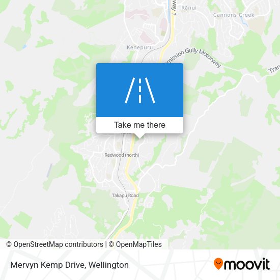 Mervyn Kemp Drive map
