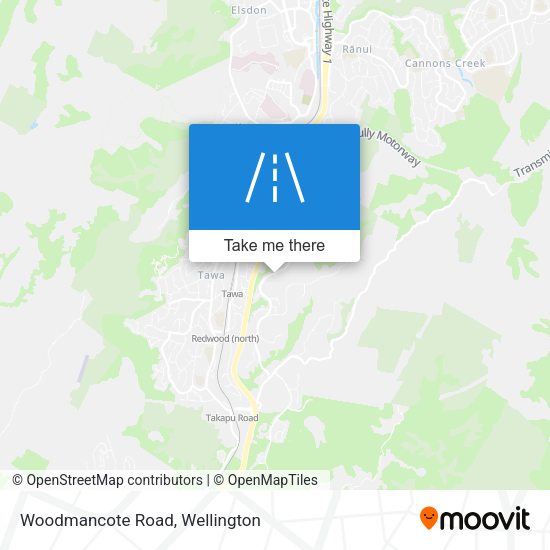 Woodmancote Road map