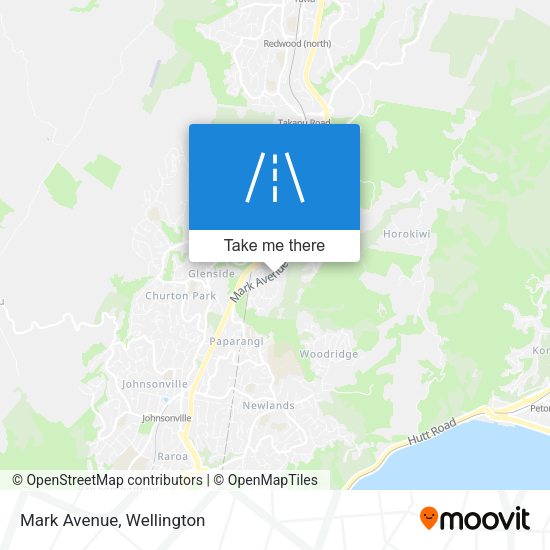 Mark Avenue map