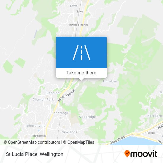 St Lucia Place map