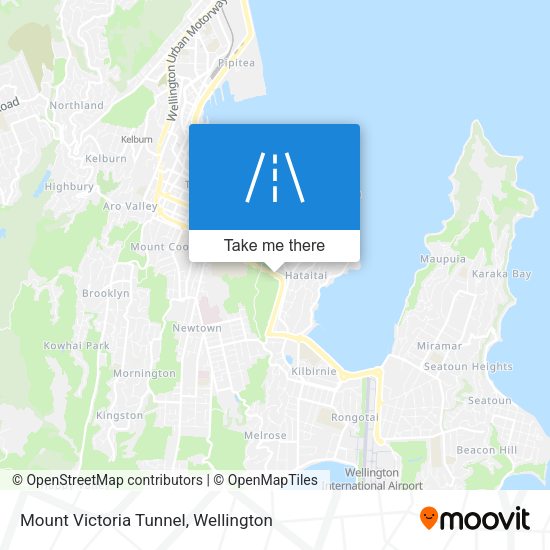 Mount Victoria Tunnel map