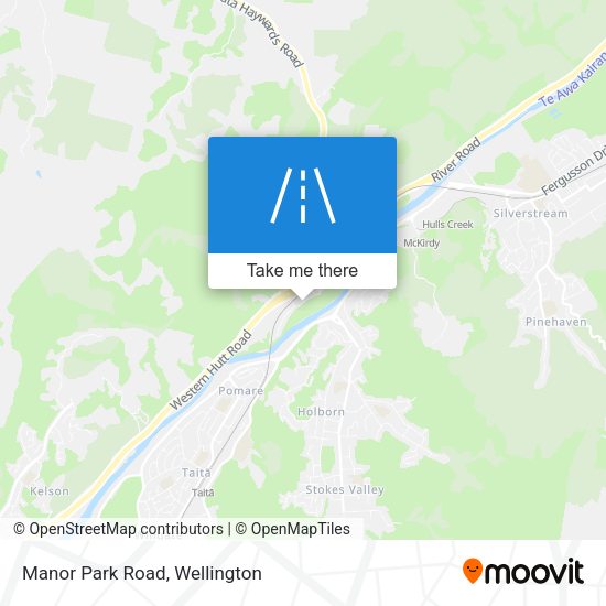 Manor Park Road map
