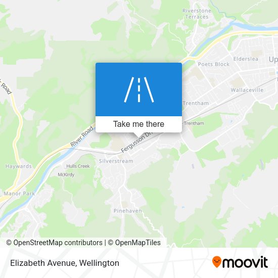 Elizabeth Avenue map