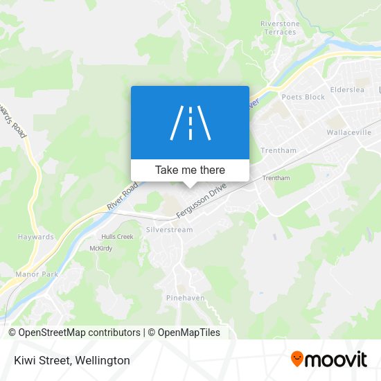 Kiwi Street map