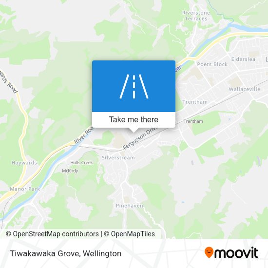 Tiwakawaka Grove map
