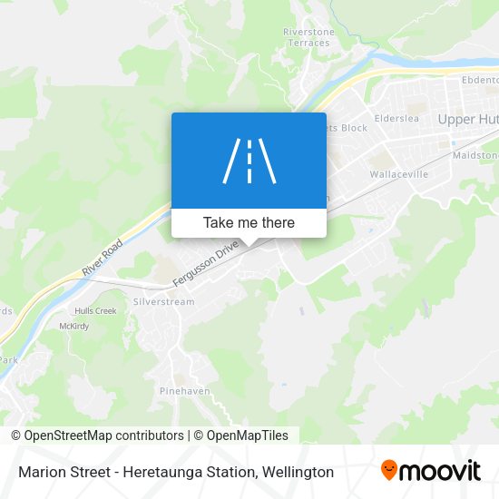 Marion Street - Heretaunga Station map