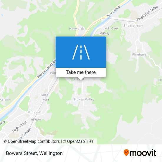 Bowers Street map