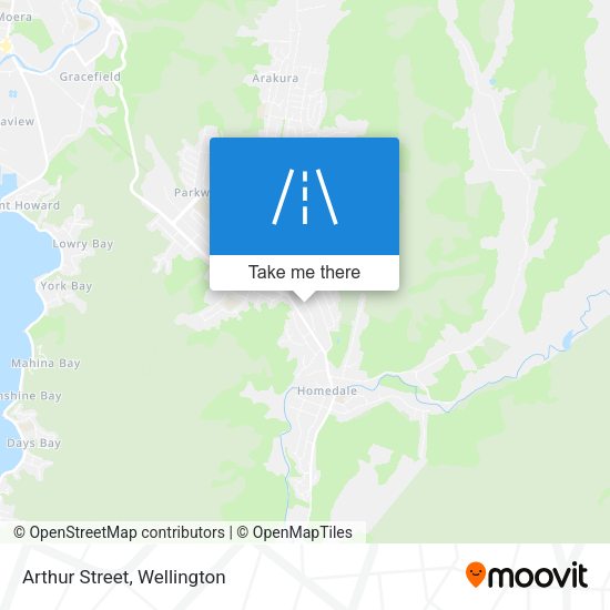 Arthur Street map