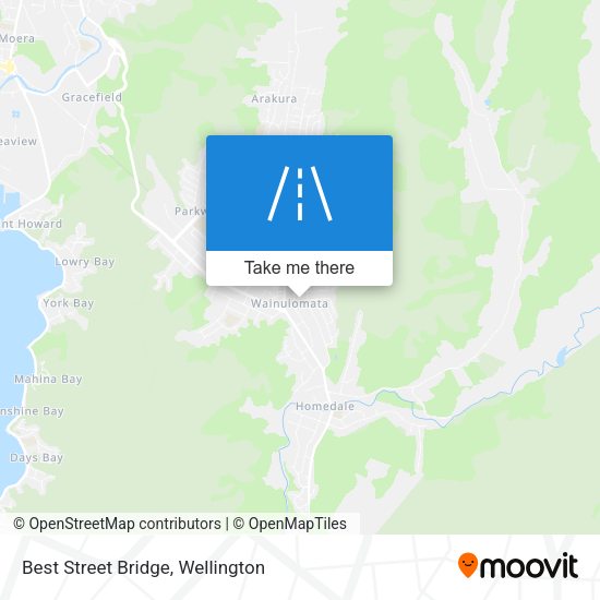 Best Street Bridge map