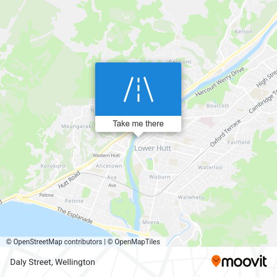 Daly Street map