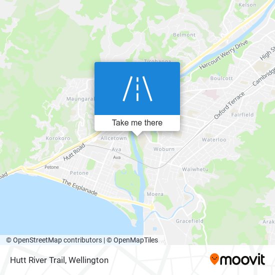 Hutt River Trail地图